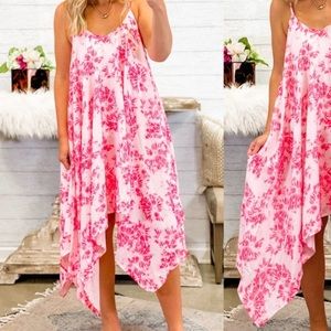 NWT tie-dye high low dress